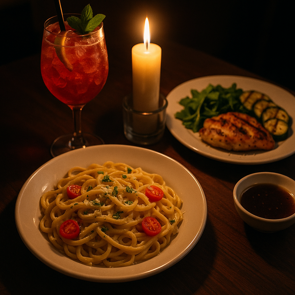 Moody twilight dinner plates preview